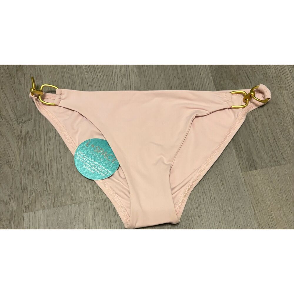 L*Space Baby Pink Bikini Bottoms Sz Small NWT